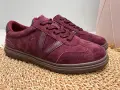 Skorzane-Buty-Sportowe-Damskie-Sneakersy-Bordowe-Zamszowe