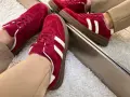 Modne-Buty-Sportowe-Damskie-Ze-Skóry-Naturalnej-Czerwone-Na-Platformie