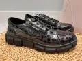 Buty-Sportowe-Damskie-Z-Miekkiej-Skory-Naturalnej-Czarne