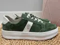 Buty-Sportowe-Damskie-Skorzane-Goodin-Zielone-Wygodne