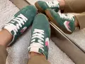 Buty-Sportowe-Damskie-Skorzane-Sneakersy-Tenisowki-Zielone