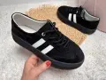 Czarne-Zamszowe-Sneakersy-Damskie-Skora-Naturalna-Z-Bialymi-Dodatkami