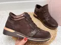 Lekkie-Buty-Sportowe-Damskie-Z-Wyzsza-Cholewka-Brazowe