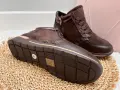 Lekkie-Buty-Sportowe-Damskie-Z-Wyzsza-Cholewka-Brazowe