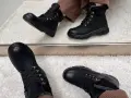 Botki-Damskie-Ocieplane-Trapery-Czarne-Grubsza-Podeszwa