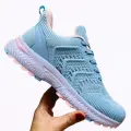 Wygodne-Buty-Sportowe-Damskie-Niebieskie-Kolorowa-Podeszwa