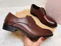 Eleganckie-Skorzane-Pantofle-Meskie-Brazowe