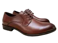 Eleganckie-Skorzane-Pantofle-Meskie-Brazowe