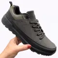 Buty-Meskie-Sportowe-Szare-Obuwie-Trekkingowe-Wodoodporne