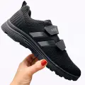 Lekkie-Buty-Sportowe-Meskie-Czarne-Na-Rzepy