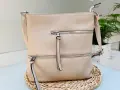 Miejska-Torebka-Damska-Listonoszka-Bezowa-Na-Ramie-Ozdobne-Zamki