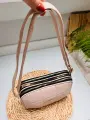 Torebka-Damska-Crossbody-Bezowa-Pikowana-Regulowany-Pasek
