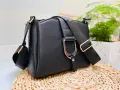 Torebka-Damska-Czarna-Crossbody-Ozdobne-Zapiecie